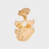 Textured Bell Drop Earrings - A New Day™ Gold - 2 of 2