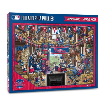 MLB Philadelphia Phillies Barnyard Fans Puzzle - 500pc