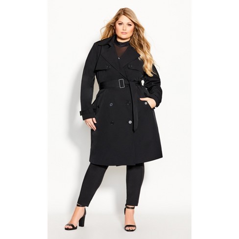 City Chic | Women's Plus Size Trench - - 22w : Target