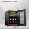 Schmecke 12 Bottle Thermoelectric Wine Cooler Fridge Mini Refrigerator - 3 of 4