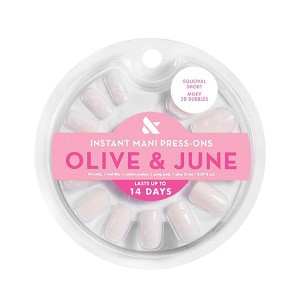 Olive & June Press-On Fake Nails - 42ct - 1 of 4