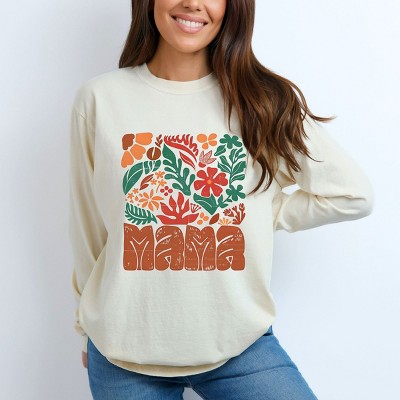 Simply Sage Market Mama Fall Floral Garment Dyed Long Sleeve