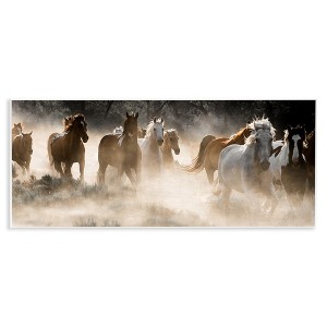 Stupell Industries Striking Horse Herd Galloping, 17" x 7" - 1 of 4