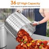 ROVSUN 36QT Stainless Steel Seafood Boil Pot with Strainer Basket, Lid & Hook, Versatile Stock Pot for Turkey Frying & Crab, Lobster, Shrimp Boiling - 4 of 4