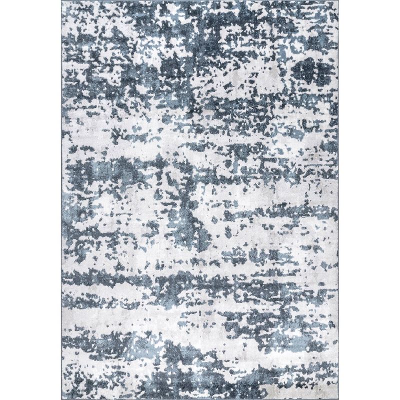 Ginny Contemporary Speckled Abstract Area Rug Blue - nuLOOM, 1 of 9