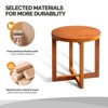 Karl Home|Fir Wood Outdoor Wood Side Table - 4 of 4