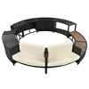 YOOCOZZ  Patio Rattan Sofa Set with Storage & Cushions - 2 of 4