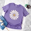 Simply Sage Market White Daisy Short Sleeve Tee - 3 of 4