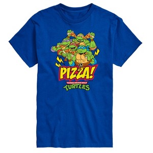 Men's - Teenage Mutant Ninja Turtles - Pizza! Short Sleeve Graphic T-Shirt - 1 of 4