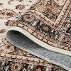 5'x7' Washable Vintage Area Rug, Non-Slip Low Pile Soft Rug with Rubber Backing, Perfect for Living Room, Bedroom, Dining, and Kitchen, Grey - 4 of 4