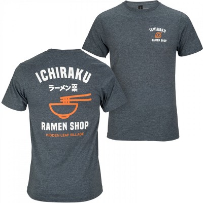 Mens Naruto Ichiraku Ra Shop Front/Back T-Shirt