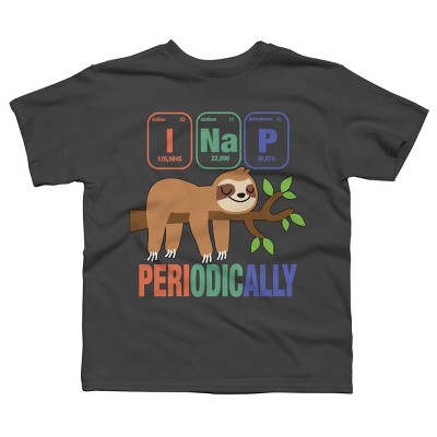 Boy's Design By Humans Funny Science Sloth i Nap Periodic Sloths Lovers By yargic T-Shirt