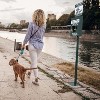 Emma and Oliver Mini Pet Waste Station with Glow in the Dark Sign, Pull Out Waste Bag Dispenser, and Hand Sanitizer Bottle - 400 Bags Included - 3 of 4