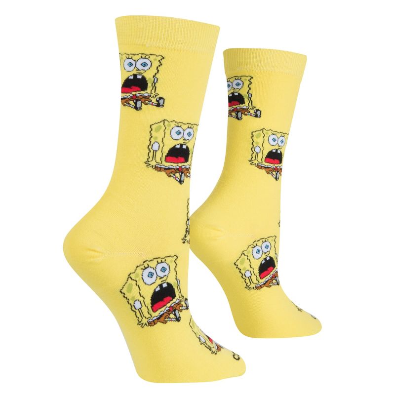 Cool Socks, Surprised Bob, Funny Novelty Socks, Medium, 3 of 6