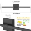 POWLIG 23.6-in Led Black 5cct 24w Dimmable wall Sconce - 4 of 4