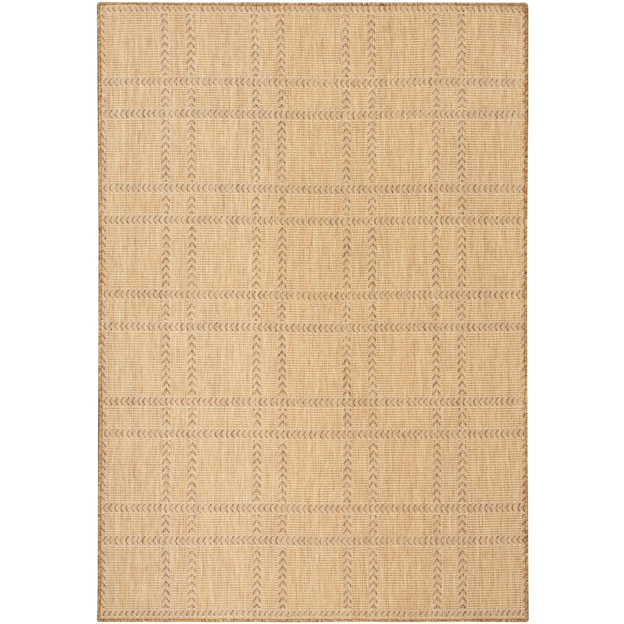 Nourison Horizon Indoor/Outdoor 4' x 6' Natural Modern Rug