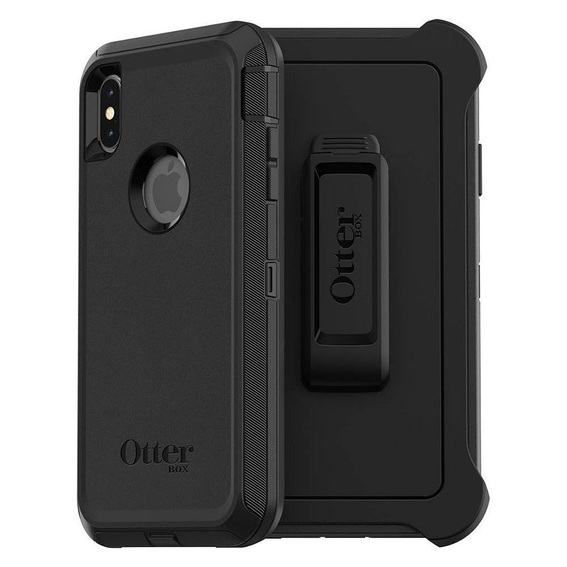 OtterBox DEFENDER SERIES iPhone Xs Max Case & Holster - Black - Manufacturer Refurbished, 1 of 2