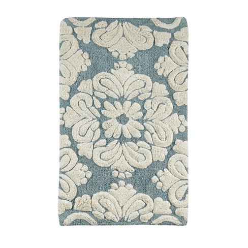 Medallion Bath Rug Light Blue Better Trends Target