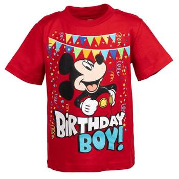 Disney Pixar Toy Story Pixar Cars Mickey Mouse Buzz Lightyear Lightning McQueen Birthday Baby T-Shirt Toddler