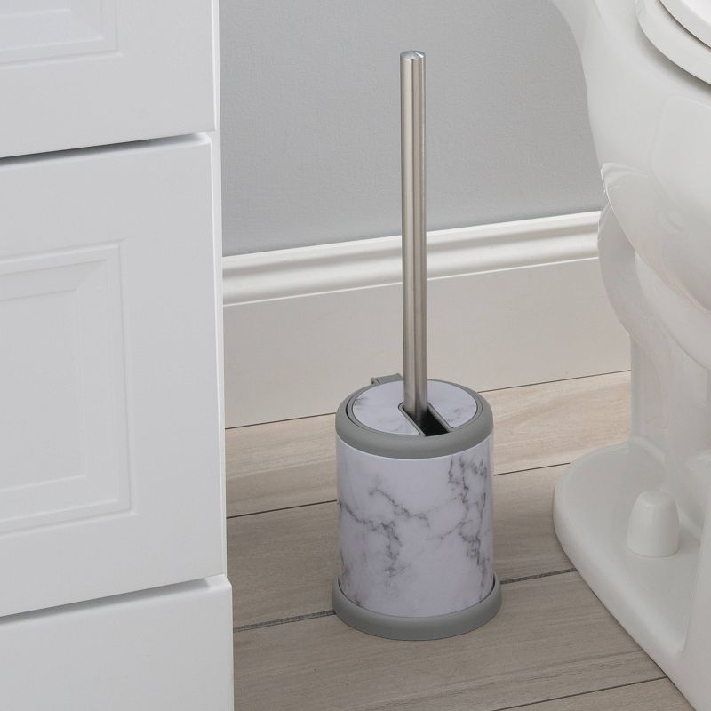 
Toilet Brush with Self Closing Lid - Bath Bliss, 4 of 9