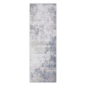 Washable Modern Abstract Non Slip Area Rugs, Soft Low Pile Non Slip Floor Carpet for Dining Room Bedroom - 1 of 4