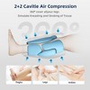 CINCOM Leg Massager for Circulation Air Compression Calf Massager for Muscles Relaxation FSA/HSA Eligible, Grey - 4 of 4