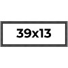 PosterPalooza | Panoramic Refined Black Picture Frame - UV Acrylic, Foam Board Backing, Hanging Hardware - 2 of 4
