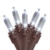 Northlight LED Mini Christmas Lights - White - 11.25' Brown Wire - 35ct - 2 of 3
