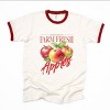 Simply Sage Market Farm Fresh Apples Watercolor Ringer Tee - 2 of 4