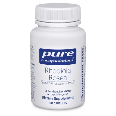 Pure Encapsulations Rhodiola Rosea - for Occasional Stress, Endurance & Fatigue Relief* - with Adaptogens - Gluten Free & Vegan