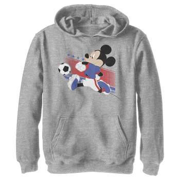 Boy's Disney Mickey Mouse Soccer USA Pull Over Hoodie