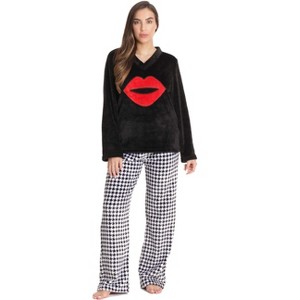 Just Love Plush Pajama Sets for Women / Winter Fleece Christmas Pajamas - 1 of 2