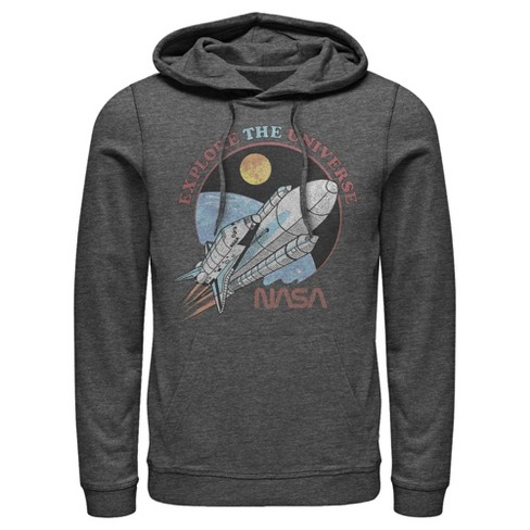 Men's NASA Explore The Universe Circle Portrait Pull Over Hoodie - image 1 of 3