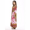 Riviera Sun Maxi Length Cinch Waist Caftan Kaftans for Women - 2 of 2