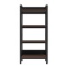 Sapphtopaz 4-Tier Storage Rack with Metal Frame & Wood Shelf Kitchen Organizers and Storage Versatile Garage Shelving for Warehouses,Black/Brown - 4 of 4