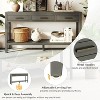 59.1" Modern 3-Drawer Console Table with 1 Shelf for Living Room, Entryway and Hallway - ModernLuxe - 4 of 4