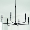 Capital Lighting Paloma 6 - Light Chandelier in  Textured Black - image 4 of 4