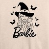 Women's - Barbie - Witch Barbie Lightweight French Terry Wide Neck Long Sleeve Shirt - 2 of 4
