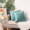 Unique Bargains Velvet Throw Home Decor Solid Couch Sofa Living Room Pillow Covers - 2 of 4