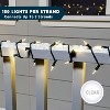 Joyfy 150 Count Clear Christmas String Lights, Warm White Fairy Light Xmas Tree Lights with Green Wire Holiday Party Indoor Outdoor Decor - 4 of 4