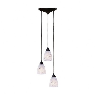 Elk Home Classico 3 - Light Pendant in  Dark Rust
