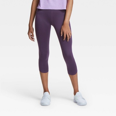 Girls' Side Pocket Capri Leggings - All 