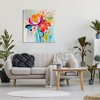 Stupell Industries Paint Drip Florals, 30" x 30" - 2 of 4