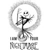 Men's The Nightmare Before Christmas Jack I am Your Nightmare T-Shirt - 2 of 4