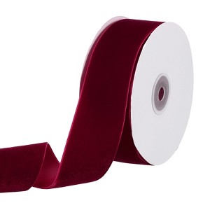 Unique Bargains Velvet Single-Faced Vintage Soft DIY Craft Decorative Ribbon - 1 of 4