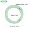 Unique Bargains Metal Spring O Rings Zinc Alloy Durable Multipurpose Lightweight Buckle 5/8 Inch - 3 of 4