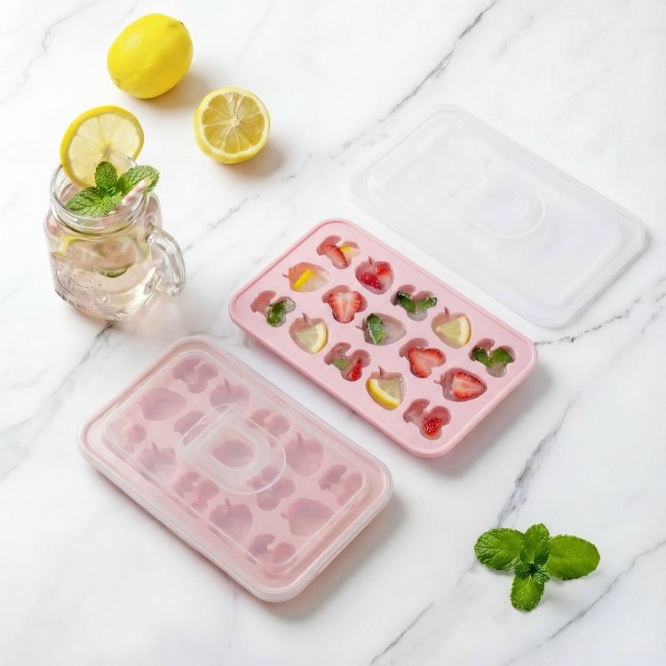 Cook with Color 2pk Strawberries and Cherries Ice Molds : Target