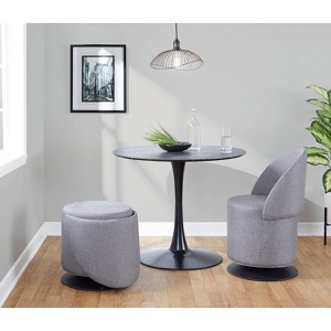 Finch Swivel Accent Chair - LumiSource - 1 of 4