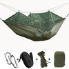 Camping Hammock, Portable Double Hammock with Net, 2 Person Hammock Tent with 2 * 10ft Straps, Best for Outdoor Hiking Survival Travel - 2 of 4