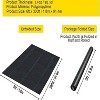 coucheta 6*300FT 2.4oz Weed Barrier Fabric Heavy Duty - Easy Install & Rugged Plastic Ground Cover Weed Barrier for Gardens, Landscaping Fabric - 2 of 4